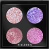 Fixleren Palette di ombretti camaleontici glitterati, 4 colori, altamente pigmentati, impermeabili, illuminanti (2 colori combinati)