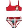 United Colors of Benetton Bikini 3MC10K030 Intimo, Rosso, 120 cm Bambina