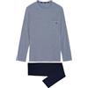 Hom Pigiama da Uomo 40288500ra, Blu, XL