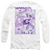 KPop Demon Hunters K-Pop Demon Hunters - Maglietta a Maniche Lunghe Anime Huntrix Huntr/X, Unisex, Colore Bianco, Medio