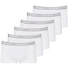 Sloggi Men Go ABC 2.0 Hipster 6P, Hipster Uomo, White, XS