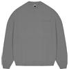 JACK & JONES Jcopacer Structure Crew Neck SMU, Flanella Grigia, M
