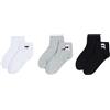 Karl Lagerfeld Uomo Ikon Short Socks (3 Pack) Black/White/Grey 43-46