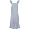 PIECES Pcapia SL Square Neck Ankle Dress Mm Vestito Donna