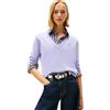 Tommy Jeans Donna Pullover Essential con Scollo a V, Viola (Periwinkle Dusk), XL