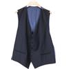 Suitsupply Ferrara Gilet Uomo UK52L In Pura Lana Blu A V Unico
