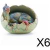 Confezione Da 2-6 Uova Di Dinosauro Da Schiudere, Giocattolo A Tema Preistorico.