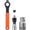 Pawfly Estrattore pedivella per bicicletta, strumento di rimozione pedivella, chiave per cuscinetto interno con dado a 20 denti, chiave e tappo superiore, per bracci a pedivella quadrato, Shimano e