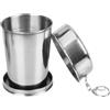 ZythrXLate Bicchiere Acciaio Inox Pieghevole Tazza pieghevole in acciaio inossidabile