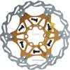 Generico Compatibile con rotori a Disco flottante Snail | Il supporto a sei bulloni è adatto a mozzi da 160-203 mm for MTB e frenata su strada