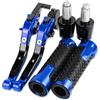 Generic Freni a Tamburo per Moto, Leve Freno e Frizione per Moto, manopole per Manubrio per Honda VFR700F2 1986-1998, Leve con Serbatoio robuste