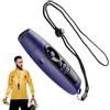 Ungtyb Fischietto Portatile Dispositivo Multifunzione Regolabile Con 3 Livelli | Sicurezza Sport All'aperto Ricaricabile USB Con Cordino E Luce Per Arbitri E Insegnanti