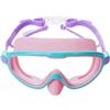 Dazhua Occhialini da nuoto con vista ampia e protezione antiappannamento(Pink)
