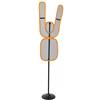 Gralara Training Dummy Manichino da Allenamento Basket Attrezzo da Campo Simulatore Avversario Difesa Altezza Regolabile Braccia Orientabili Base 3kg, Arancione, A Forma Di Persona