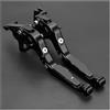 Generic Leve Freno e Frizione per Moto Suzuki Katana GSX600F GSX750F 1989-2007. Leve Freno e Frizione Pieghevoli e manopole per Manubrio robuste.