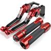 Generic Manopole per Moto per Honda per CB599 per CB600F 1998-2006 per Hornet Leva Freno e Frizione Manopole Manubrio per Moto robuste
