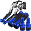 Generic Leve Freno e Frizione per Moto, impugnature per Manubrio Yamaha TMAX500 2007-2016, robuste.