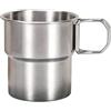 ZythrXLate Bicchiere Acciaio Inox Pieghevole Tazza da Campeggio Portatile