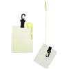 Generisch Lavagna subacquea in ardesia bianca, impermeabile, luminescente, 20,3 x 15,2 cm, impermeabile, per immersioni subacquee, con matita e clip per allenamento, durevole, ardesia per Explo