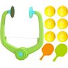 Generisch Allenatore per esercizi da pong con della porta, regolabile, di allenamento per bambini e adulti, set da pong portatile con racchette e palline, attrezzature interattive per