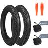 GRELiving Set di 2 pneumatici e camera d'aria da 14 x 2,125 pollici (54 - 254) per biciclette elettriche al litio, BMX e scooter, 40 psi, include 2 leve per pneumatici (stile B, 35,6 x 5,4 cm)