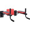Molumvel Dip Station Power Tower, sbarra per trazioni in casa, 72,5 x 70 x 31 cm, in acciaio verniciato a polvere