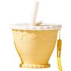 Generic Tazza Da Viaggio Pieghevole In Silicone Con Coperchio - Tazza Da Bere Pieghevole Portatile Campeggio Escursionismo Tazza Di Risciacquo Spazzolino Da Denti, Tazza Riutilizzabile Leggera E Resistente