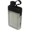 Zerodeko Borraccia Stile Semplice e Pratico da 450ml Quadrata Portatile in PC e Silicone Resistente All'usura per Scuola e Viaggio