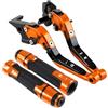 Generic Freni a Tamburo per Moto Kawasaki ZX7R 1989-2003 Leve Freno e Frizione CNC per Moto Manopole Manubrio estremità Leve Serbatoio Robuste
