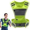 Generic Gilet da corsa riflettente a LED - poliestere 85 - 100 cm cintura 43 cm