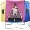 Generic Telo Trampolino | Tenda rotonda pieghevole impermeabile - Telo copritrampolino | per sport all'aria aperta salto feste di compleanno picnic attività comunitarie piscina parchi acquatici