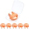 WRITWAA Clip per Naso da Nuoto Resistente e Confortevole con Cinturino Elastico in Silicone Confezione da 6 Pezzi per Adulti, Accessorio per Piscina