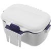 Uonlytech Contenitore Porta Esche con Doppio Strato Isolante in Plastica, Custodia per Vermi e Larve, Adatto a Viaggi di Pesca e Pesca in Fiume