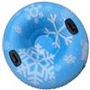 LALAFINA Slitta Gonfiabile da Neve in Pvc, Rotonda, Blu, per Outdoor
