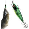 Generico Jig Per Calamari Ventre Tondo Luminoso E Realistico Con Amo | Esche Artificiali Per La Pesca In Acqua Salata per Trota, Polpo, Branzino, Torrenti, Fiumi, Bacini Artificiali, Zone