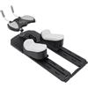 MELAQULY Attrezzo per l'allenamento della colonna vertebrale 6 in 1, con contatore a LED (grigio)