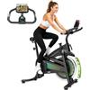 YEE RUN Cyclette Q8 silenziosa con frenata magnetica | Resistenza 0-100% regolabile | Display LCD multifunzione | Cardiofrequenzimetro | Seduta/manubrio regolabili | Arresto di emergenza | Max 150 kg.