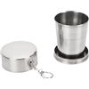 ZythrXLate Bicchiere Acciaio Inox Pieghevole Tazza pieghevole in acciaio inossidabile