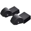 Sandyseptember Rullo in plastica per vogatori Powerfun 500 550, design silenzioso, facile installazione, parti di ricambio per attrezzature fitness indoor, nero