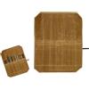 Abiyou Borsa Portacoltelli da Cuoco, Porta Coltelli Portatile, Rotolo di Coltelli con 7 Scomparti per Attrezzi, Borsa per coltelli, per Campeggio Pesca Caccia, coltelli da Cucina(Marrone)