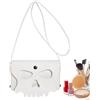 Generic Borsa Nero Con Motivo Teschio In Pelle PU Stile Gotico A Svuotato