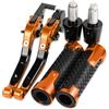 Generic Freni a Tamburo per Moto, Leve Freno e Frizione in Alluminio per Moto, manopole per Manubrio per Honda, Rebel, CMX500 2017-2019, Leve con Serbatoio robuste