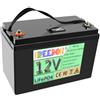 FREEDOH Batteria al Litio Ferro fosfato da 12 V 100 Ah 120 Ah 150 Ah