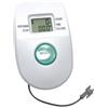 Sandyseptember Monitor per vogatore con connettore SM a 2 pin, display a LED per conteggio tempo e calorie, contatore passo-passo in plastica ABS, bianco