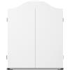 KOTO darts KOTO - Bianco Armadietto per Freccette, Per Casa, Lavagne, Legno | Protegge da Polvere e Sporco, Chiusura Magnetica, 2 Lavagne Segnapunti, Contenitore Pratico, 63x49x8, 5cm, Con Ganci