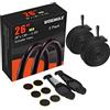 WEIDMAX Camera d'aria per bici, Tubo da 26 Pollici di Bici, 26 '' x 1.95/2.125 Camere d'Aria per Bicicletta, Tubo in Gomma Butilica di Alta Qualità (Confezione da 2), con Attrezzi di Riparazione