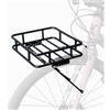 WLDOCA Portapacchi Anteriore Gravel Acciaio 30x26x9cm per Touring | Montaggio su forcella, facile installazione, compatibile, ideale per bikepacking e pendolarismo