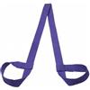 Sandyseptember Tracolla leggera regolabile per tappetino da yoga, fitness, pilates, esercizi in misto cotone e poliestere con fibbia di sicurezza, colore viola (viola scuro)