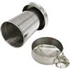 ZythrXLate Bicchiere Acciaio Inox Pieghevole Coppa retrattile in acciaio inossidabile