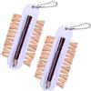 LilaLemon 22 tee da golf in legno in confezione da 2, 54 mm, facili da trasportare